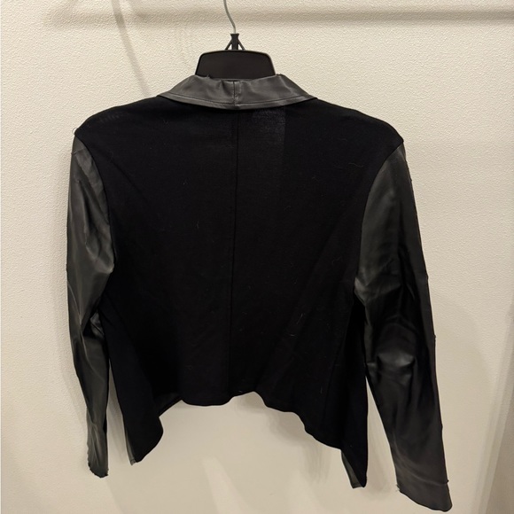 Velvet Multi Material Coat - Picture 3 of 6